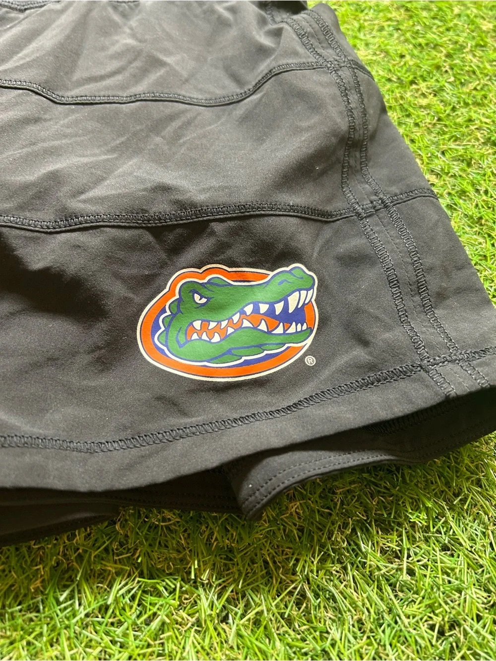 Lululemon Black Athletic Skort with Team Patch